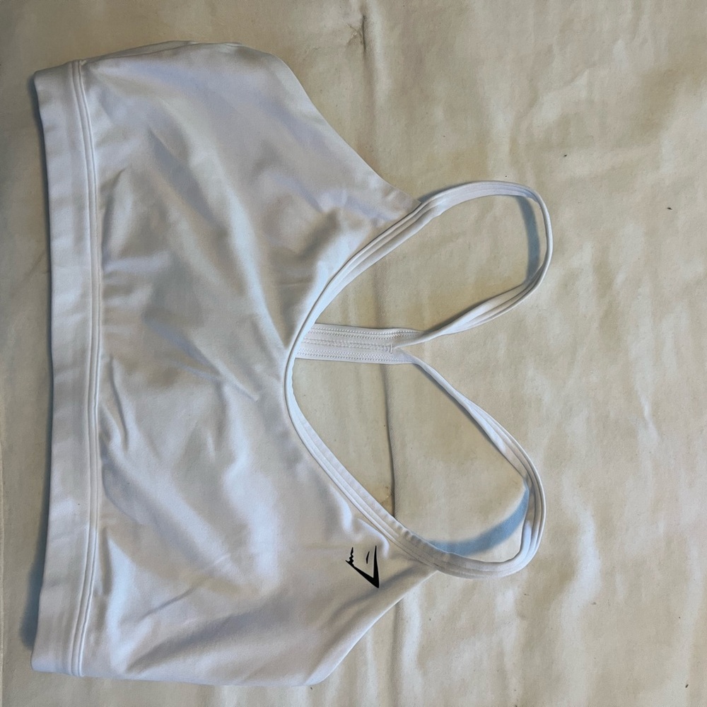 White Gymshark Sports Bra